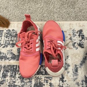 pink adidas, size 6